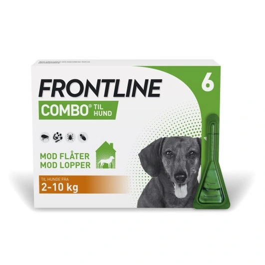 Frontline Combo 6x0,67ml til hund 2 - 10 kg